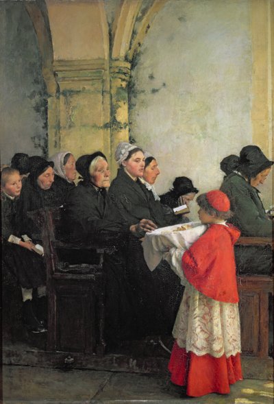 Il Pane Consacrato, 1885 da Pascal Adolphe Jean Dagnan Bouveret